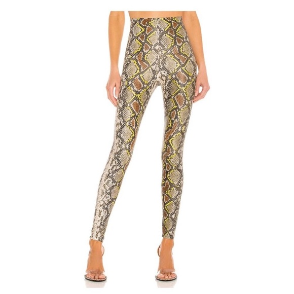 NWT COMMANDO SNAKE PRINT FAUX LEATHER LEGGINGS HIGH WAIST SLIMMING SIZE XS - Picture 13 of 16